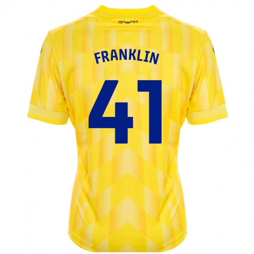 Danxen Kinder George Franklin #41 Gelb Heimtrikot Trikot 2024/25 T-Shirt Schweiz