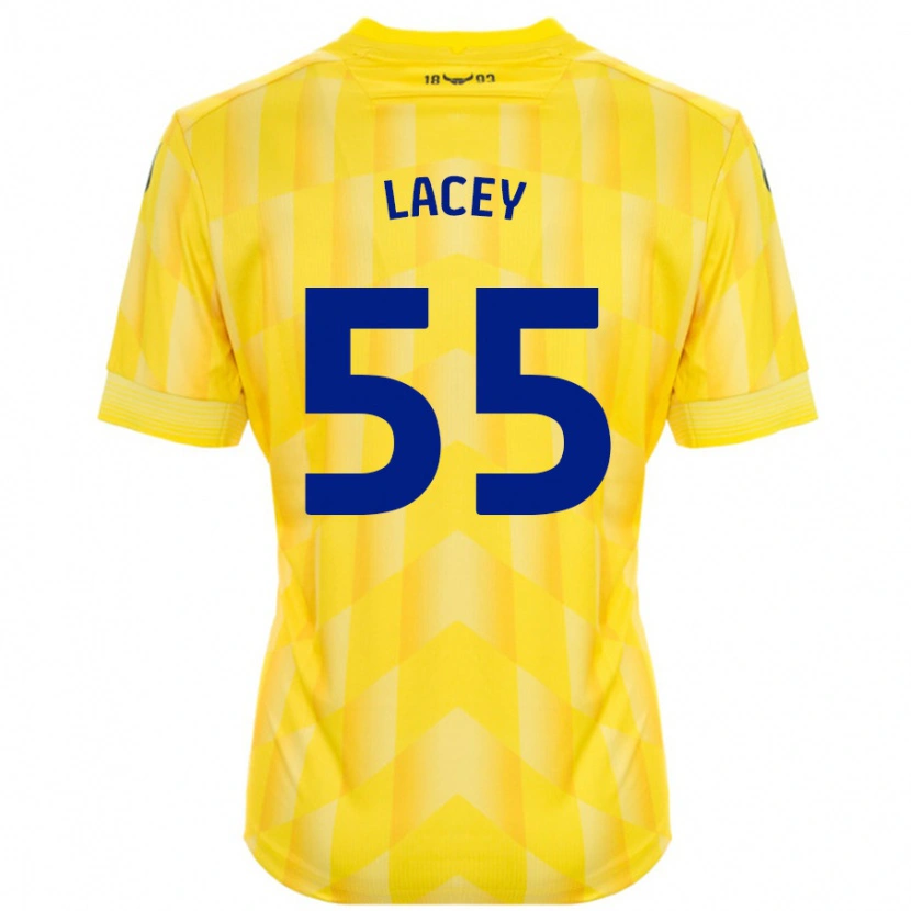 Danxen Kinder Aaron Lacey #55 Gelb Heimtrikot Trikot 2024/25 T-Shirt Schweiz