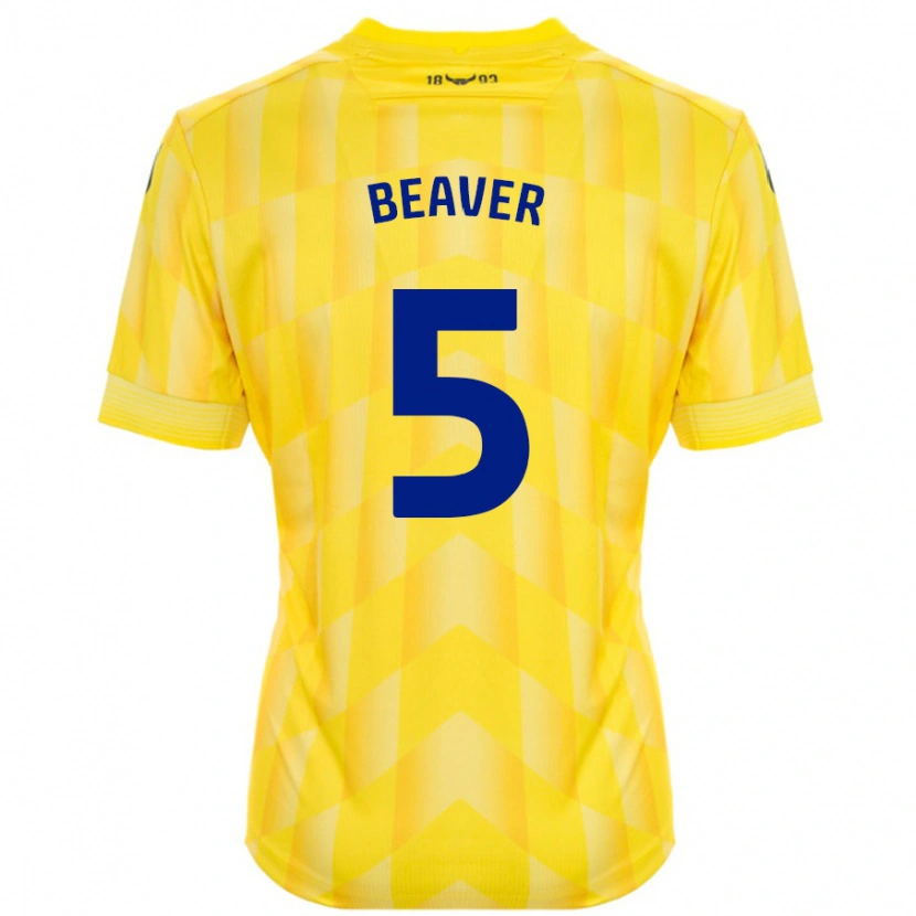 Danxen Kinder Catherine Beaver #5 Gelb Heimtrikot Trikot 2024/25 T-Shirt Schweiz