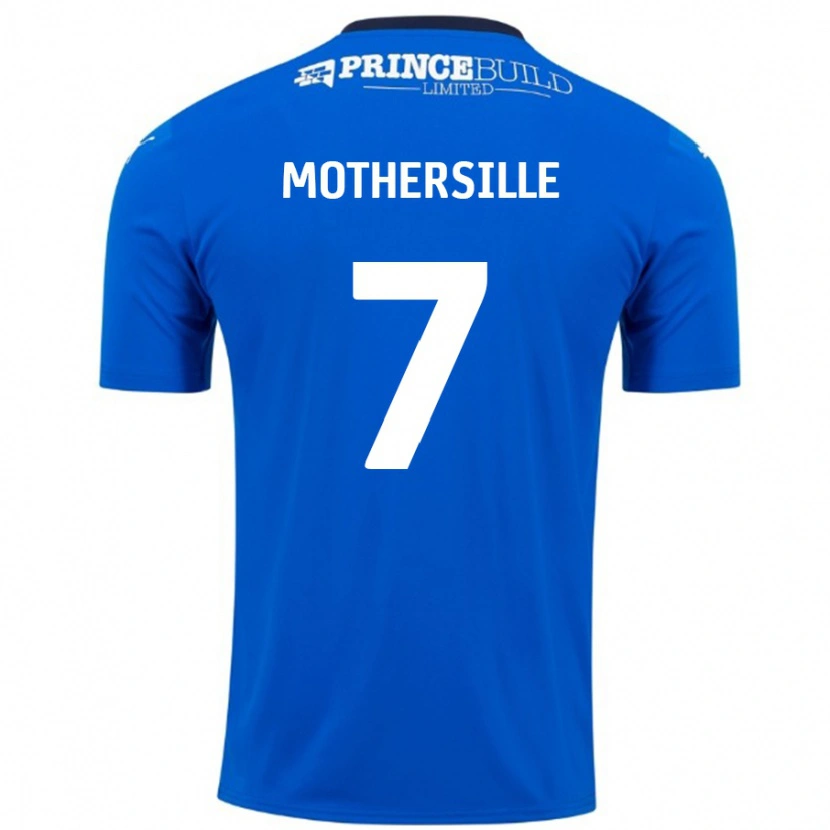 Danxen Kinder Malik Mothersille #7 Blau Weiß Heimtrikot Trikot 2024/25 T-Shirt Schweiz