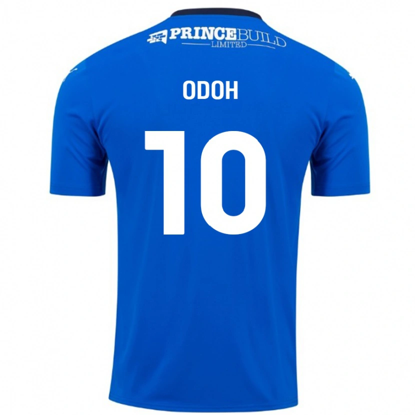 Danxen Kinder Abraham Odoh #10 Blau Weiß Heimtrikot Trikot 2024/25 T-Shirt Schweiz