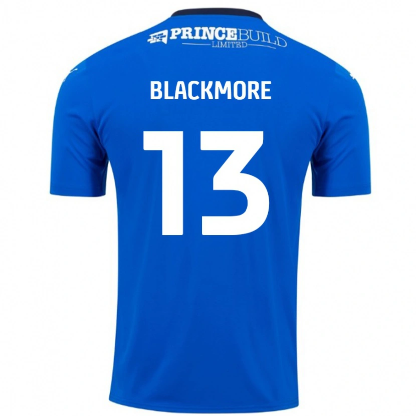 Danxen Kinder Will Blackmore #13 Blau Weiß Heimtrikot Trikot 2024/25 T-Shirt Schweiz