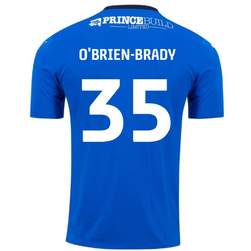 Danxen Kinder Donay O'brien-Brady #35 Blau Weiß Heimtrikot Trikot 2024/25 T-Shirt Schweiz