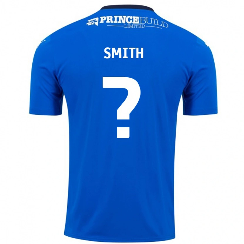 Danxen Kinder Bastian Smith #0 Blau Weiß Heimtrikot Trikot 2024/25 T-Shirt Schweiz