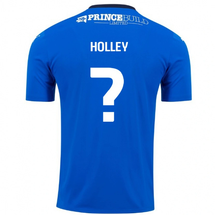 Danxen Kinder George Holley #0 Blau Weiß Heimtrikot Trikot 2024/25 T-Shirt Schweiz