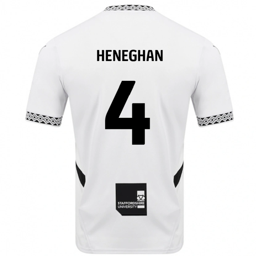 Danxen Kinder Ben Heneghan #4 Weiß Heimtrikot Trikot 2024/25 T-Shirt Schweiz