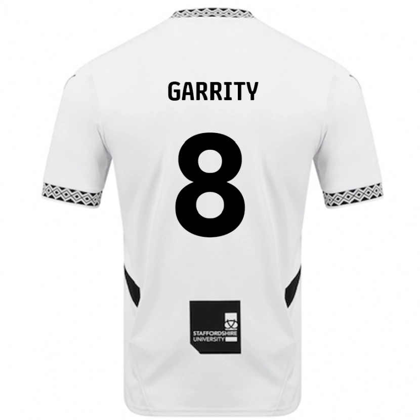 Danxen Kinder Ben Garrity #8 Weiß Heimtrikot Trikot 2024/25 T-Shirt Schweiz