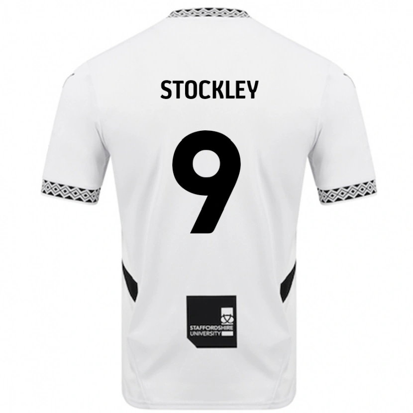 Danxen Kinder Jayden Stockley #9 Weiß Heimtrikot Trikot 2024/25 T-Shirt Schweiz