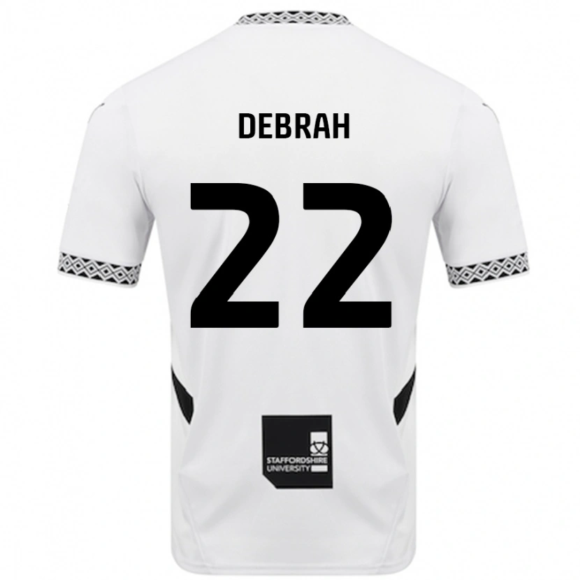 Danxen Kinder Jesse Debrah #22 Weiß Heimtrikot Trikot 2024/25 T-Shirt Schweiz