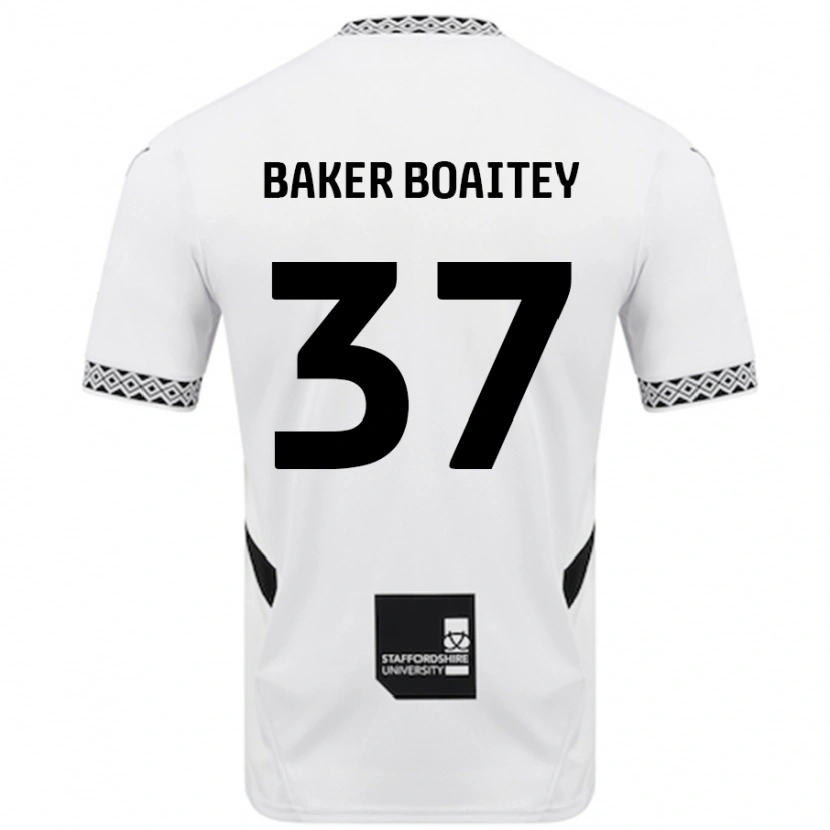 Danxen Kinder Benicio Baker-Boaitey #37 Weiß Heimtrikot Trikot 2024/25 T-Shirt Schweiz