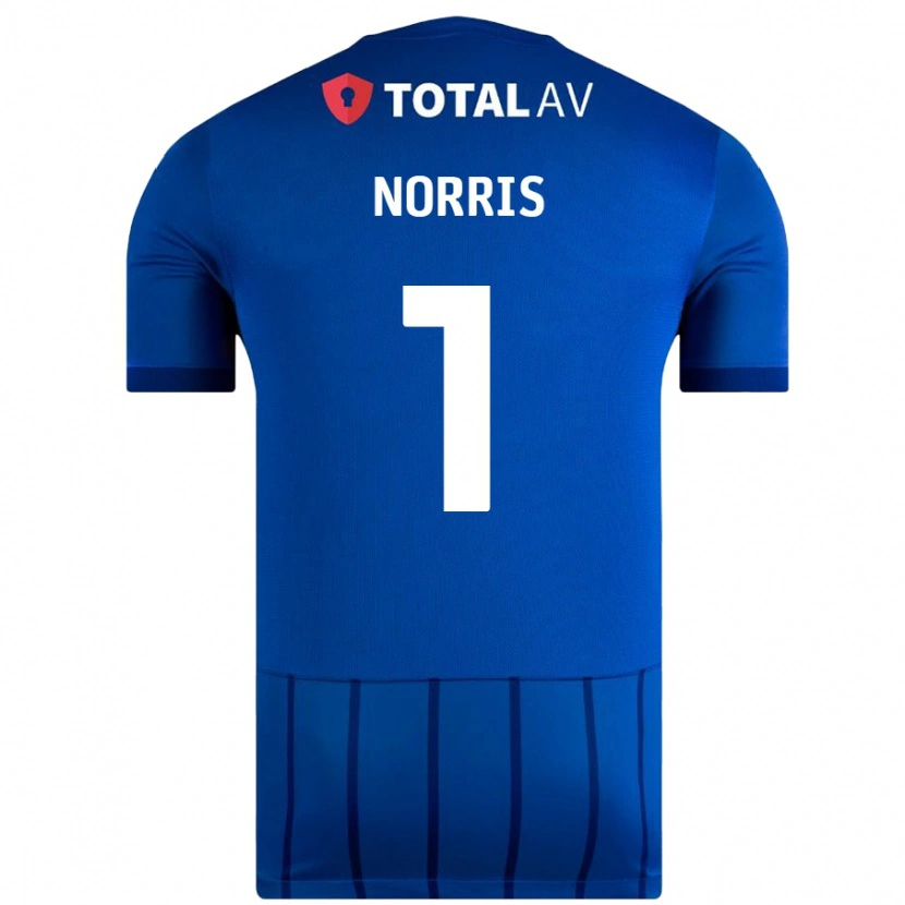 Danxen Kinder Will Norris #1 Blau Heimtrikot Trikot 2024/25 T-Shirt Schweiz