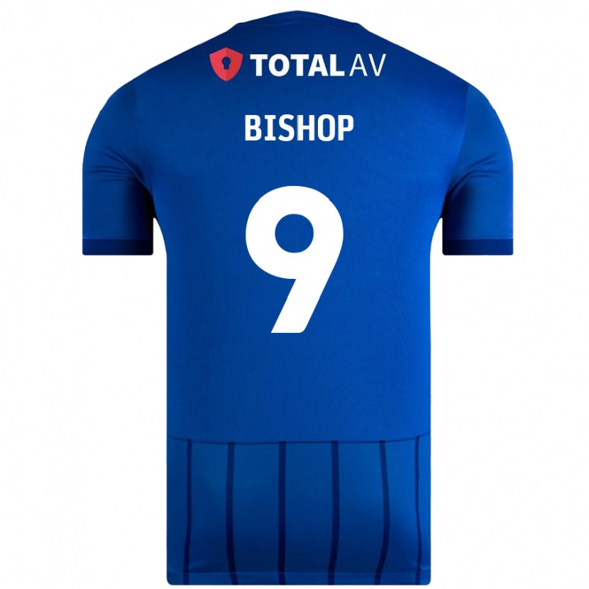 Danxen Kinder Colby Bishop #9 Blau Heimtrikot Trikot 2024/25 T-Shirt Schweiz