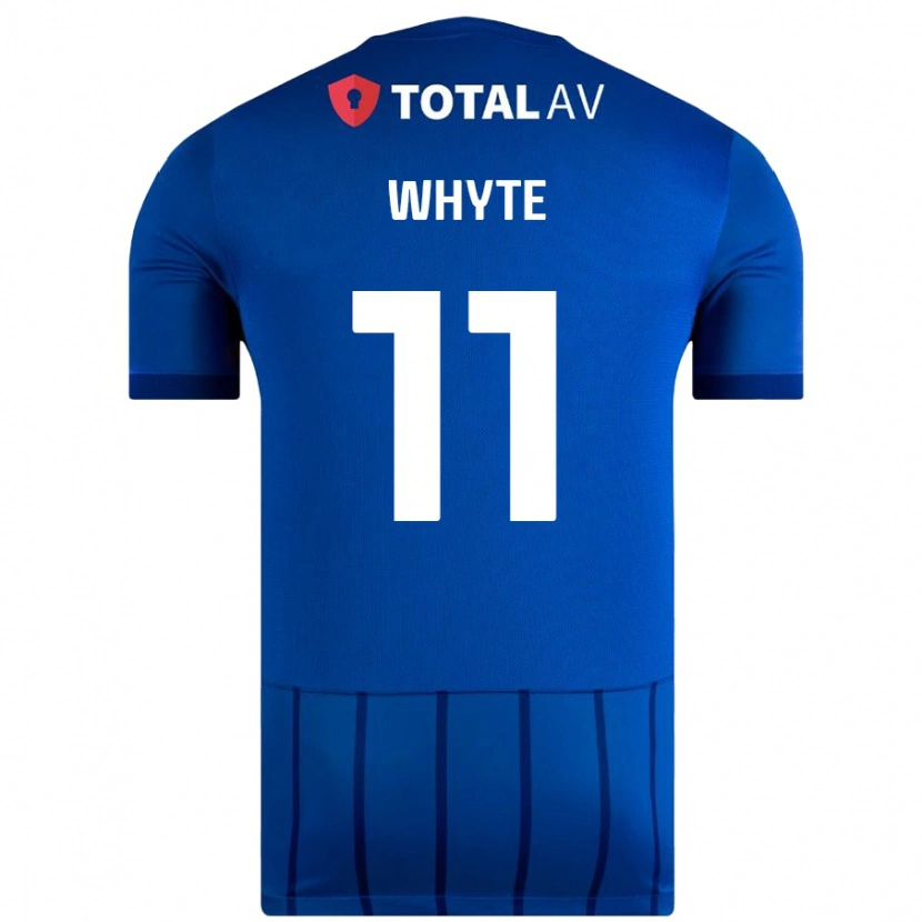 Danxen Kinder Gavin Whyte #11 Blau Heimtrikot Trikot 2024/25 T-Shirt Schweiz