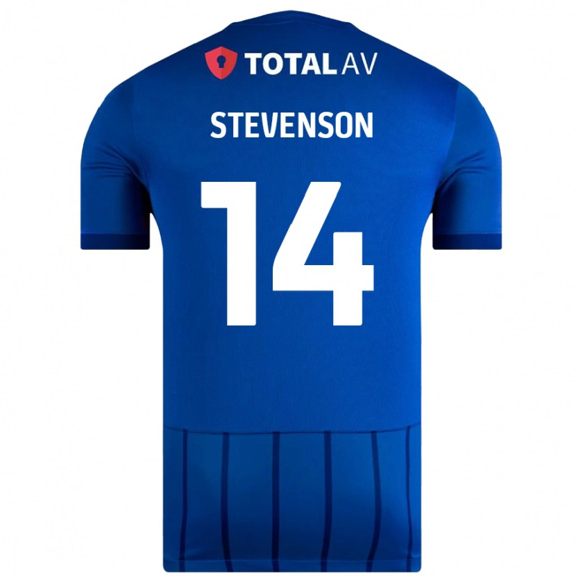 Danxen Kinder Ben Stevenson #14 Blau Heimtrikot Trikot 2024/25 T-Shirt Schweiz