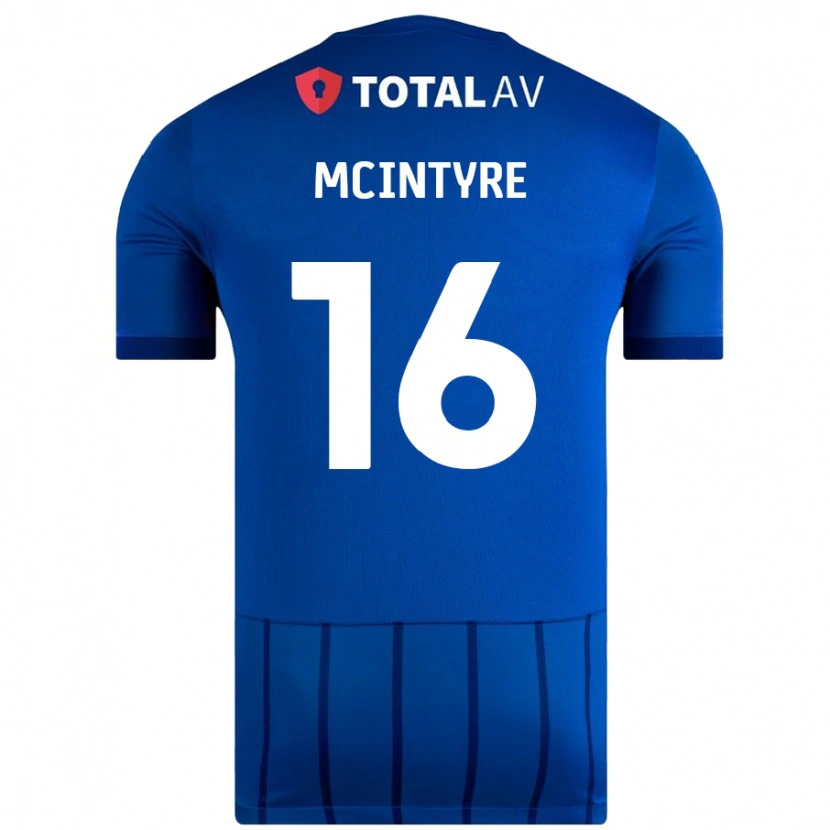 Danxen Kinder Tom Mcintyre #16 Blau Heimtrikot Trikot 2024/25 T-Shirt Schweiz