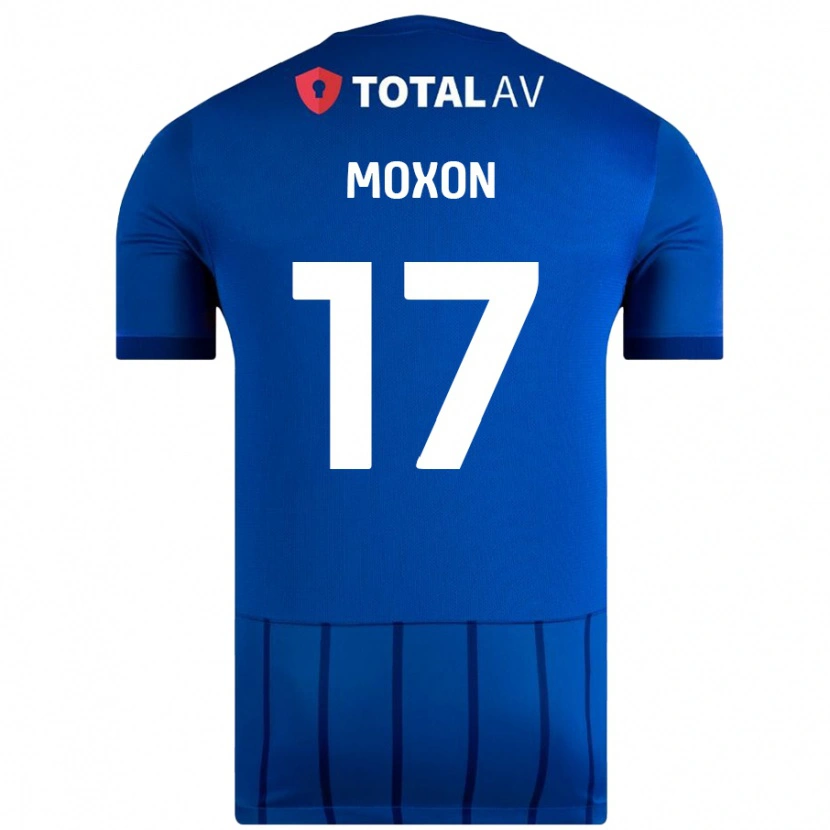 Danxen Kinder Owen Moxon #17 Blau Heimtrikot Trikot 2024/25 T-Shirt Schweiz