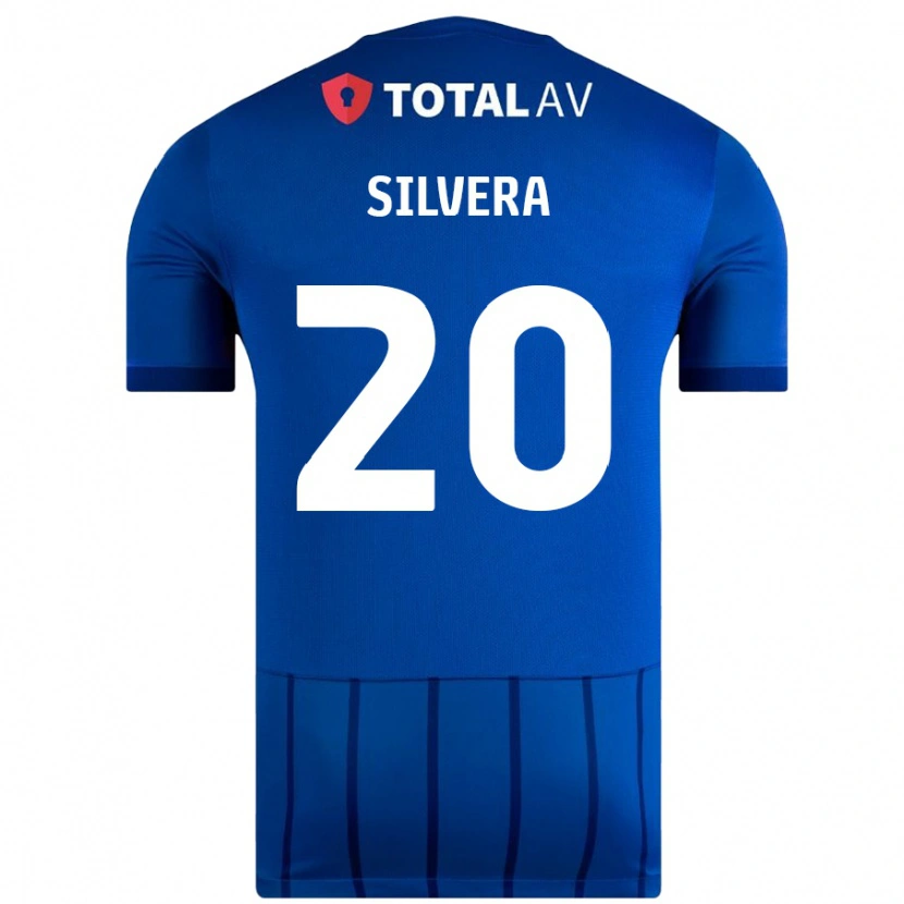 Danxen Kinder Sam Silvera #20 Blau Heimtrikot Trikot 2024/25 T-Shirt Schweiz