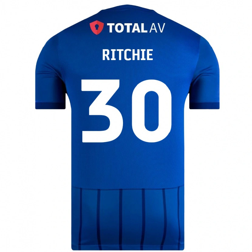 Danxen Kinder Matt Ritchie #30 Blau Heimtrikot Trikot 2024/25 T-Shirt Schweiz