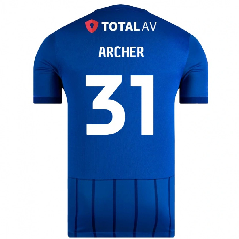 Danxen Kinder Jordan Archer #31 Blau Heimtrikot Trikot 2024/25 T-Shirt Schweiz