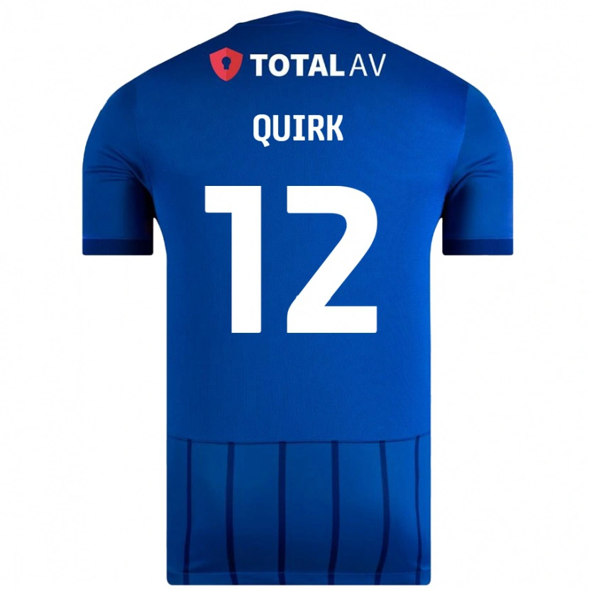 Danxen Kinder Sophie Quirk #12 Blau Heimtrikot Trikot 2024/25 T-Shirt Schweiz