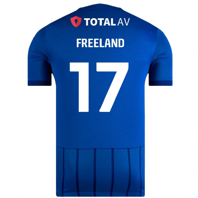 Danxen Kinder Georgie Freeland #17 Blau Heimtrikot Trikot 2024/25 T-Shirt Schweiz