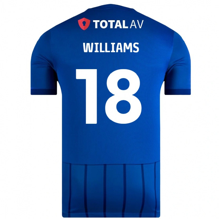 Danxen Kinder Scarlett Williams #18 Blau Heimtrikot Trikot 2024/25 T-Shirt Schweiz