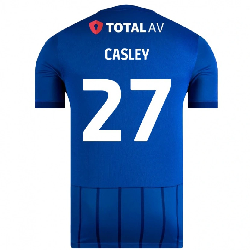 Danxen Kinder Riva Casley #27 Blau Heimtrikot Trikot 2024/25 T-Shirt Schweiz