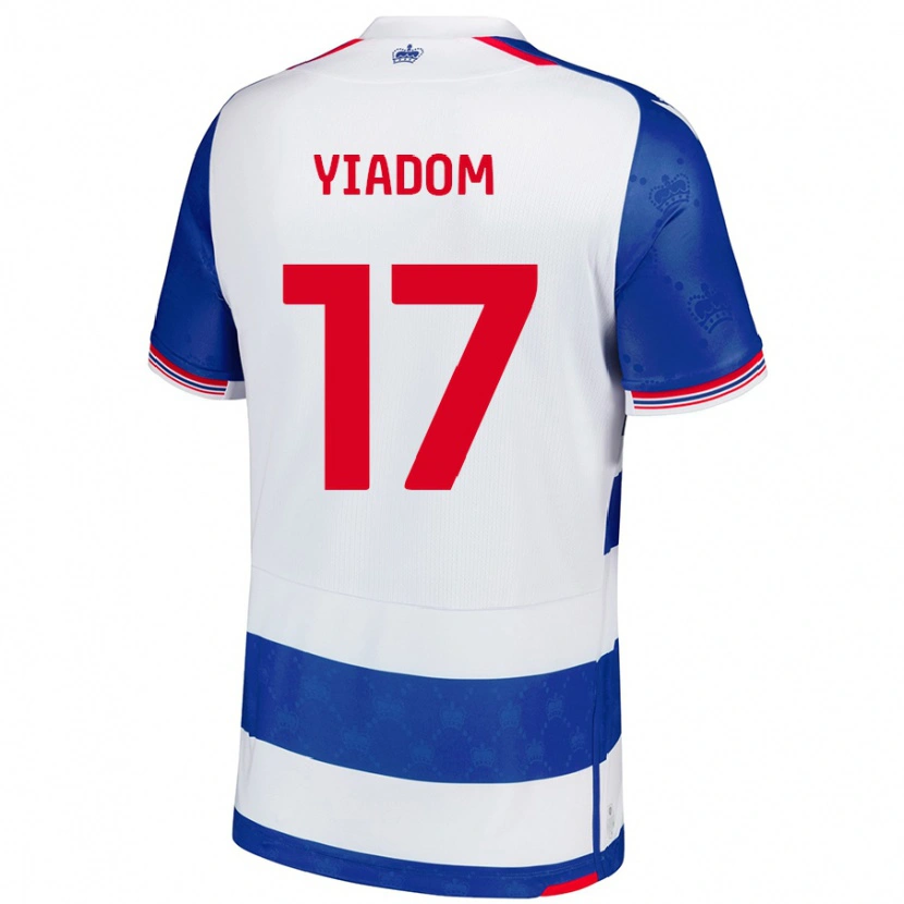 Danxen Kinder Andy Yiadom #17 Blau Weiß Heimtrikot Trikot 2024/25 T-Shirt Schweiz