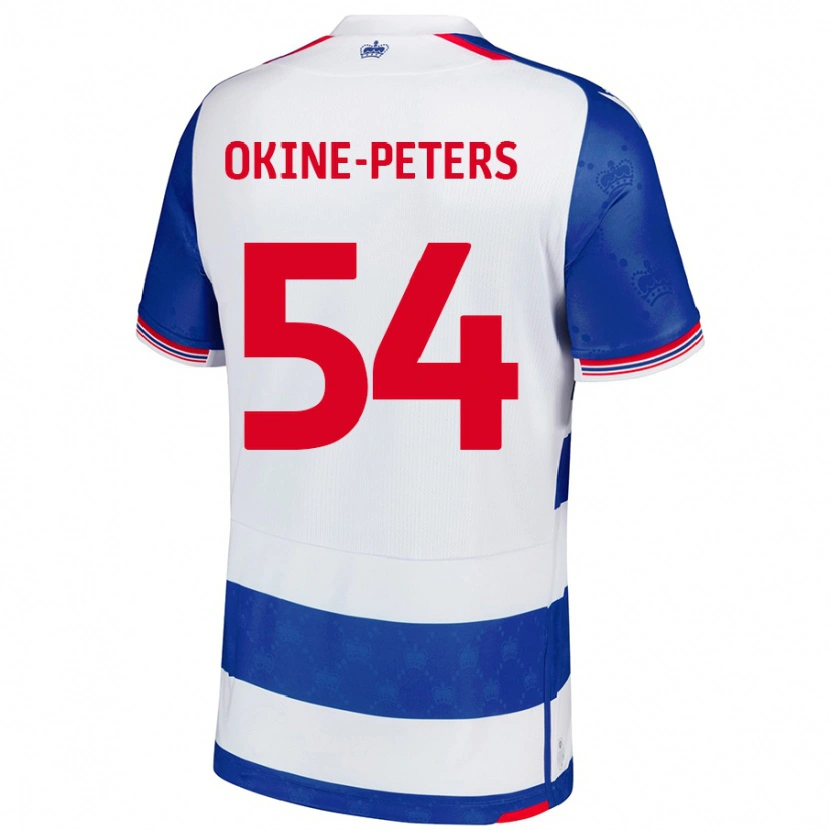 Danxen Kinder Jeremiah Okine-Peters #54 Blau Weiß Heimtrikot Trikot 2024/25 T-Shirt Schweiz