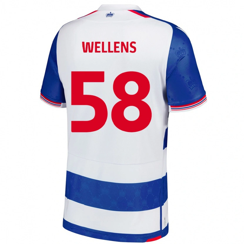 Danxen Kinder Charlie Wellens #58 Blau Weiß Heimtrikot Trikot 2024/25 T-Shirt Schweiz