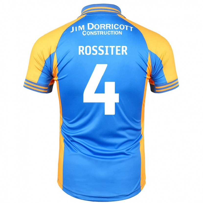 Danxen Kinder Jordan Rossiter #4 Blau Bernstein Heimtrikot Trikot 2024/25 T-Shirt Schweiz