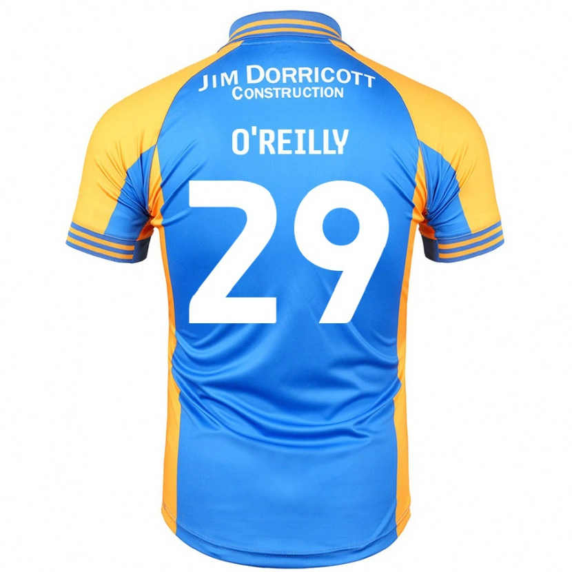 Danxen Kinder Tommi O'reilly #29 Blau Bernstein Heimtrikot Trikot 2024/25 T-Shirt Schweiz