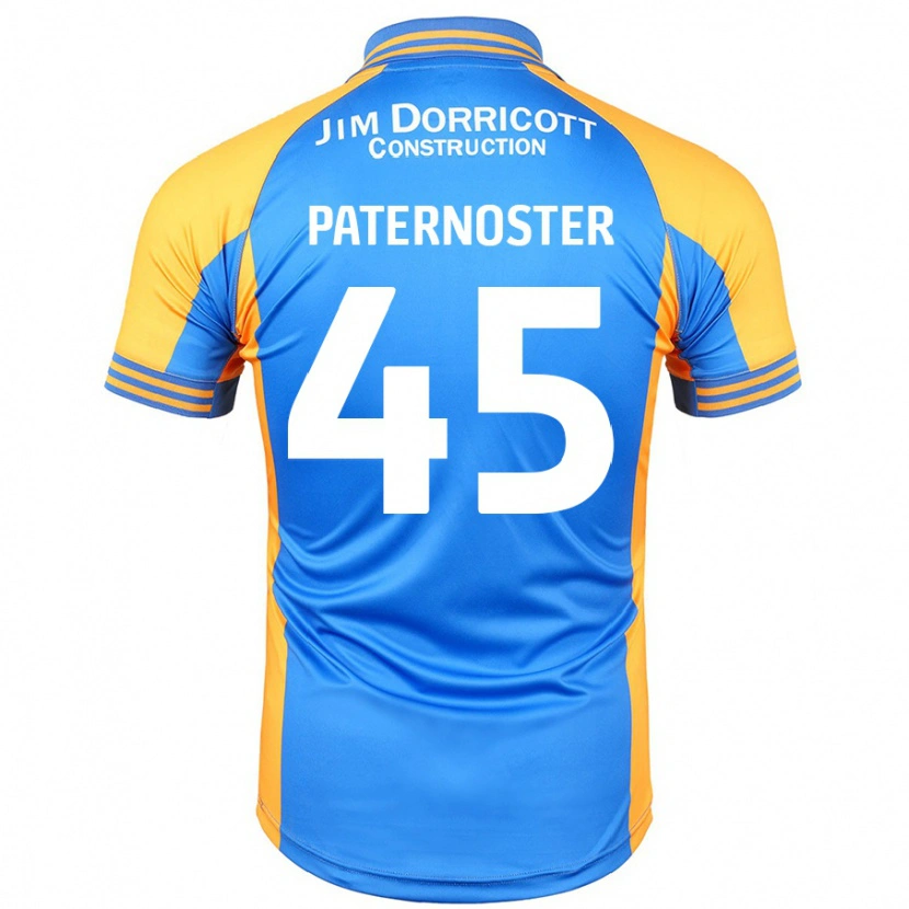 Danxen Kinder Vladimir Paternoster #45 Blau Bernstein Heimtrikot Trikot 2024/25 T-Shirt Schweiz