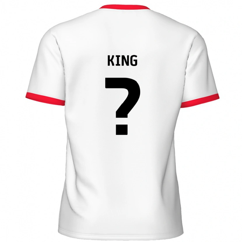 Danxen Kinder Eli King #0 Weiß Rot Heimtrikot Trikot 2024/25 T-Shirt Schweiz