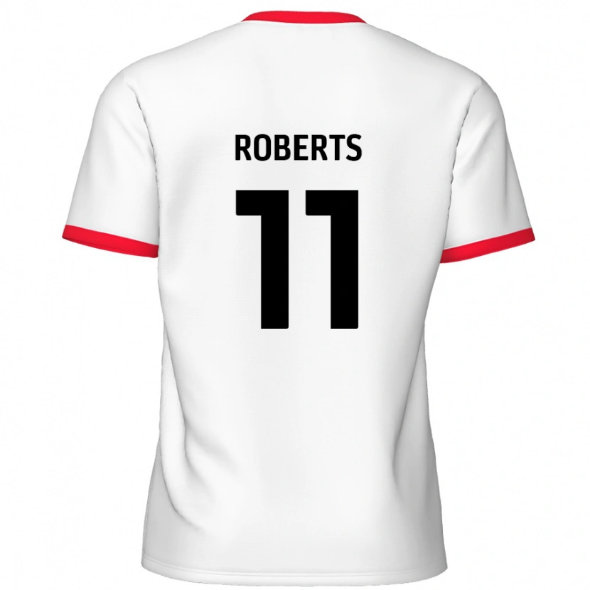 Danxen Kinder Jordan Roberts #11 Weiß Rot Heimtrikot Trikot 2024/25 T-Shirt Schweiz