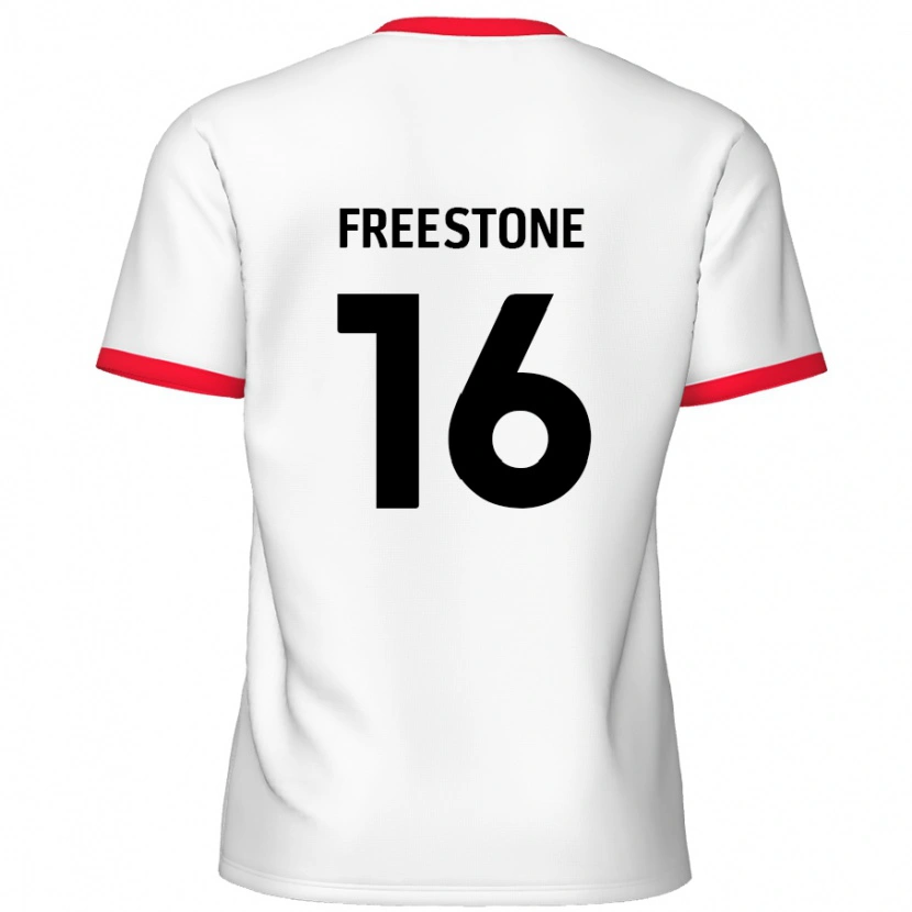 Danxen Kinder Lewis Freestone #16 Weiß Rot Heimtrikot Trikot 2024/25 T-Shirt Schweiz