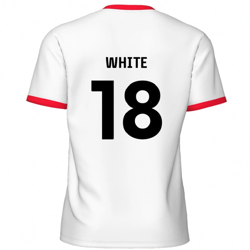 Danxen Kinder Harvey White #18 Weiß Rot Heimtrikot Trikot 2024/25 T-Shirt Schweiz