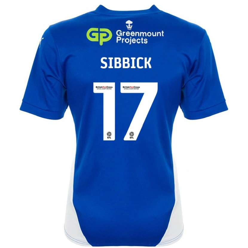 Danxen Kinder Toby Sibbick #17 Blau Weiß Heimtrikot Trikot 2024/25 T-Shirt Schweiz