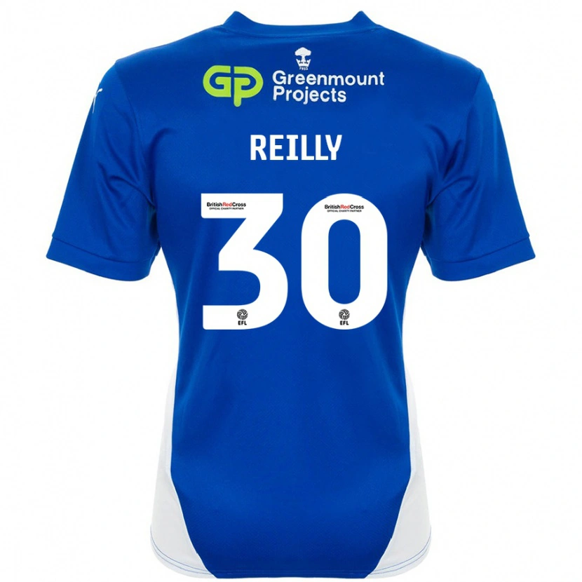 Danxen Kinder Jack Reilly #30 Blau Weiß Heimtrikot Trikot 2024/25 T-Shirt Schweiz