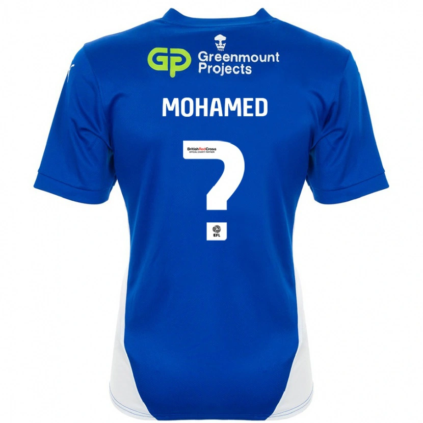 Danxen Kinder Jarma Mohamed #0 Blau Weiß Heimtrikot Trikot 2024/25 T-Shirt Schweiz