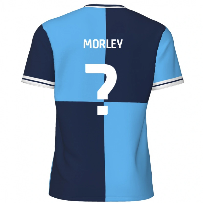 Danxen Kinder Aaron Morley #0 Himmelblau Dunkelblau Heimtrikot Trikot 2024/25 T-Shirt Schweiz