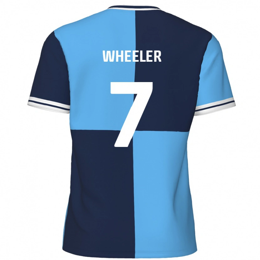 Danxen Kinder David Wheeler #7 Himmelblau Dunkelblau Heimtrikot Trikot 2024/25 T-Shirt Schweiz