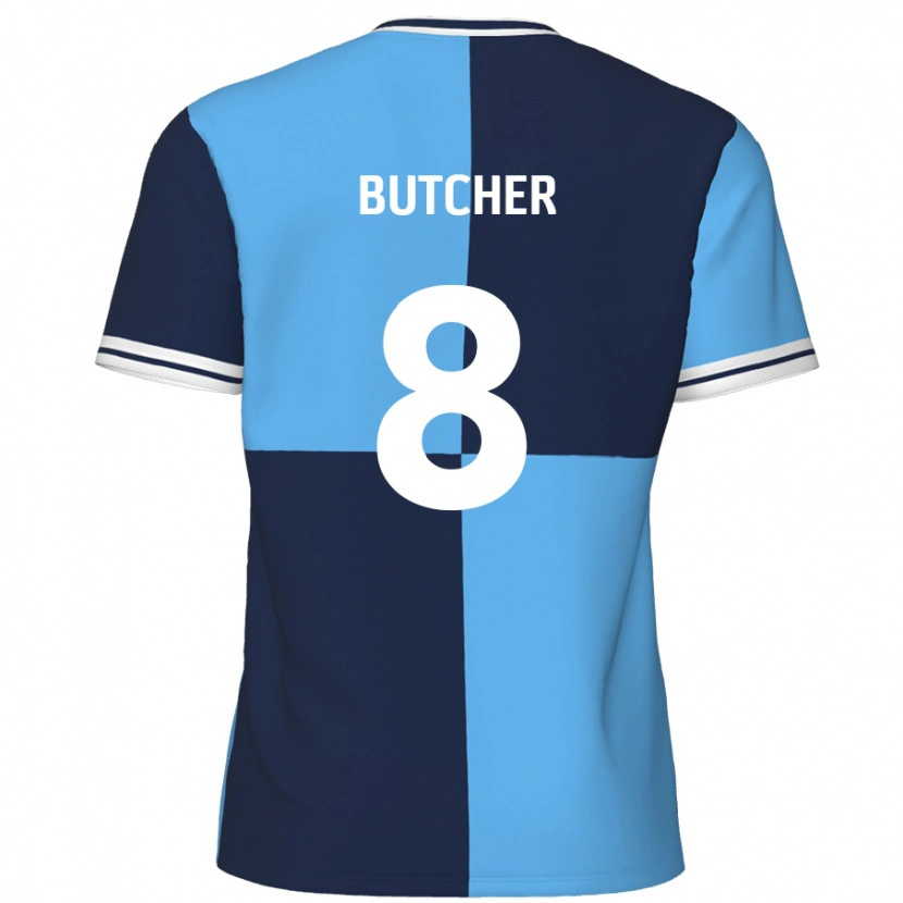 Danxen Kinder Matt Butcher #8 Himmelblau Dunkelblau Heimtrikot Trikot 2024/25 T-Shirt Schweiz