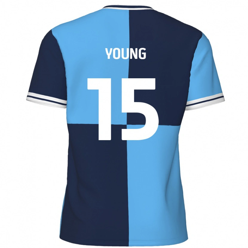 Danxen Kinder Jack Young #15 Himmelblau Dunkelblau Heimtrikot Trikot 2024/25 T-Shirt Schweiz