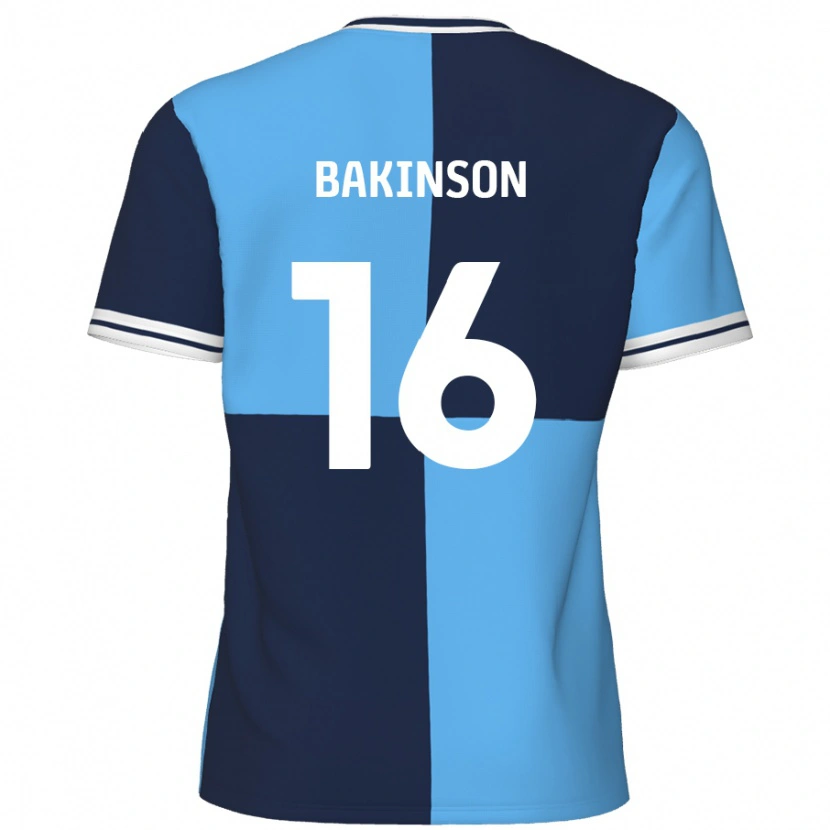 Danxen Kinder Tyreeq Bakinson #16 Himmelblau Dunkelblau Heimtrikot Trikot 2024/25 T-Shirt Schweiz