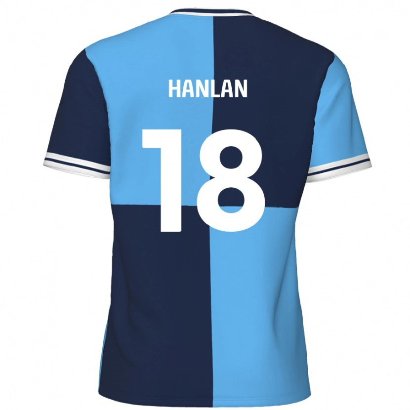 Danxen Kinder Brandon Hanlan #18 Himmelblau Dunkelblau Heimtrikot Trikot 2024/25 T-Shirt Schweiz