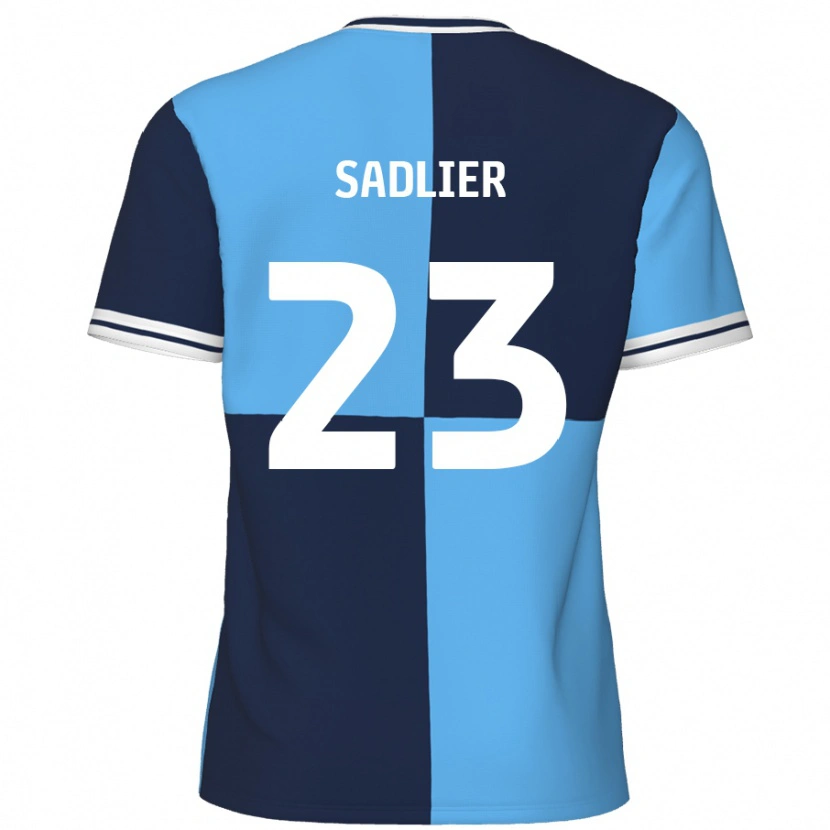 Danxen Kinder Kieran Sadlier #23 Himmelblau Dunkelblau Heimtrikot Trikot 2024/25 T-Shirt Schweiz