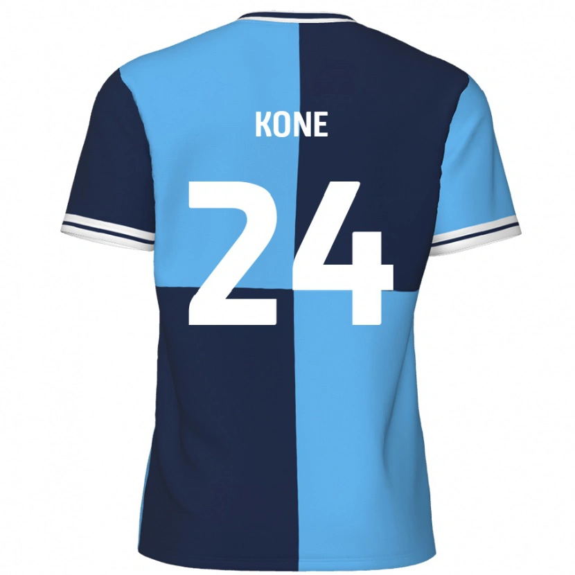 Danxen Kinder Richard Kone #24 Himmelblau Dunkelblau Heimtrikot Trikot 2024/25 T-Shirt Schweiz