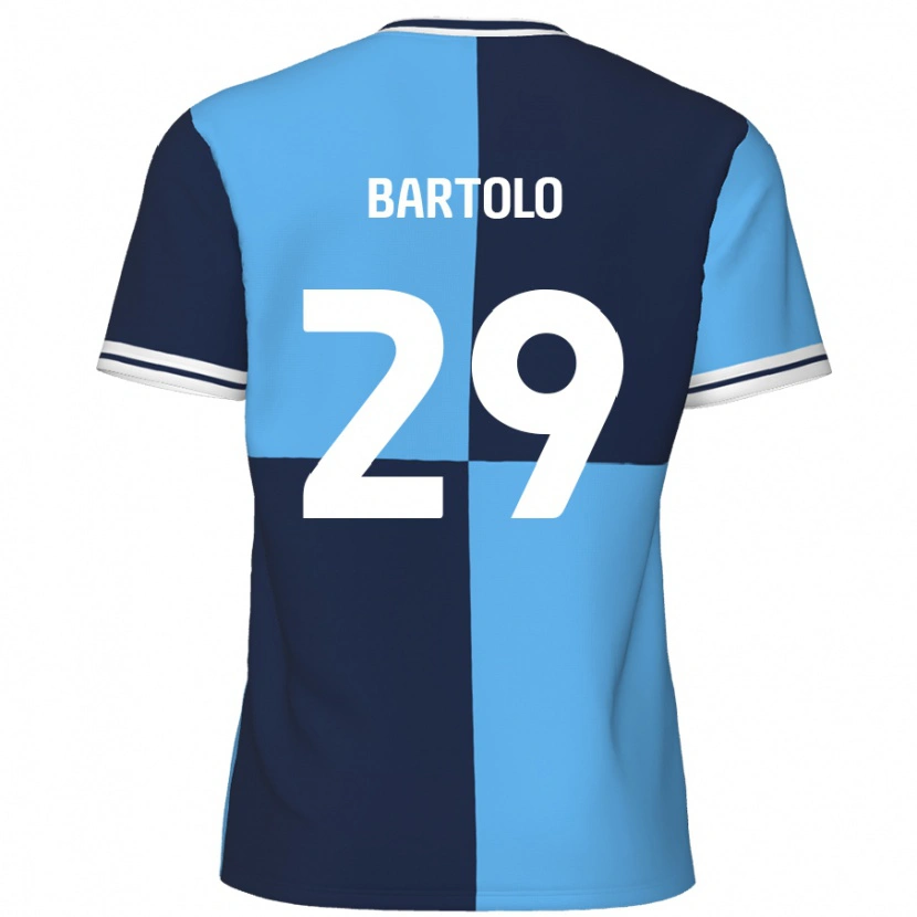 Danxen Kinder Jaiden Bartolo #29 Himmelblau Dunkelblau Heimtrikot Trikot 2024/25 T-Shirt Schweiz