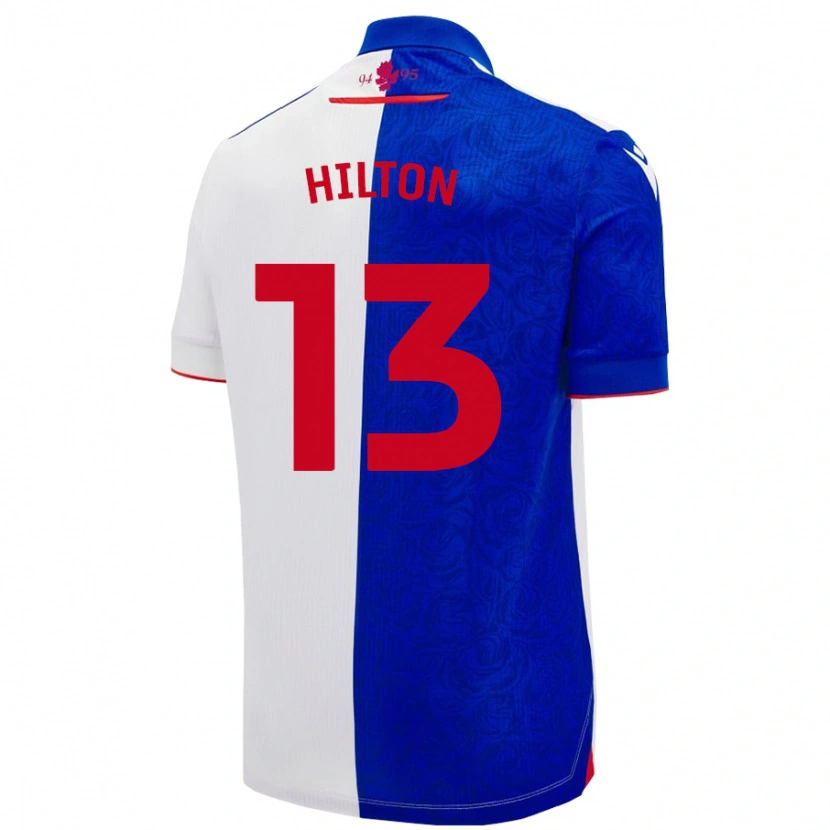 Danxen Kinder Joe Hilton #13 Himmelblau Weiß Heimtrikot Trikot 2024/25 T-Shirt Schweiz